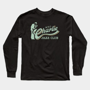 Charlie Jazz Club Vintage Retro Style Long Sleeve T-Shirt